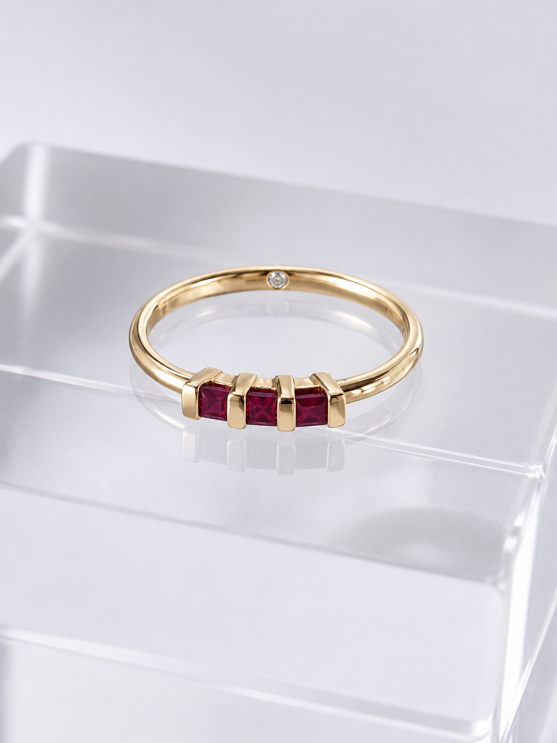Anillo ABISAL - Rubí