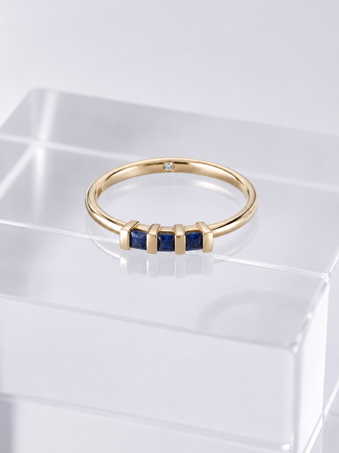 Anillo ABISAL - Zafiro