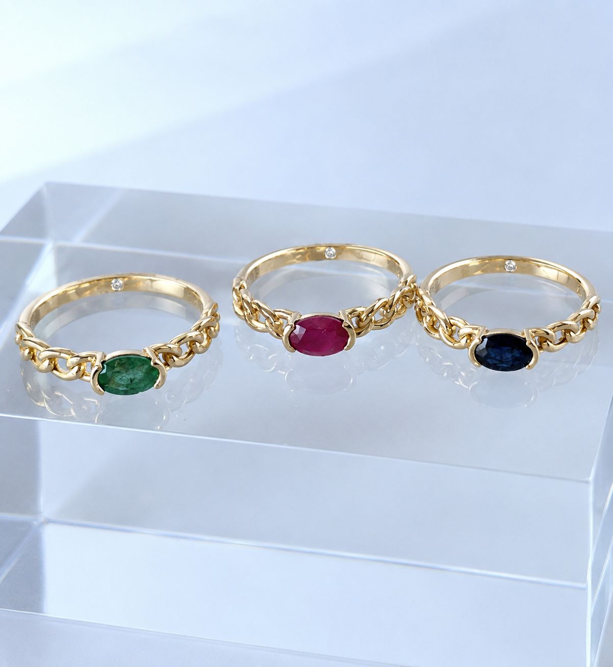LIANA ring - Ruby