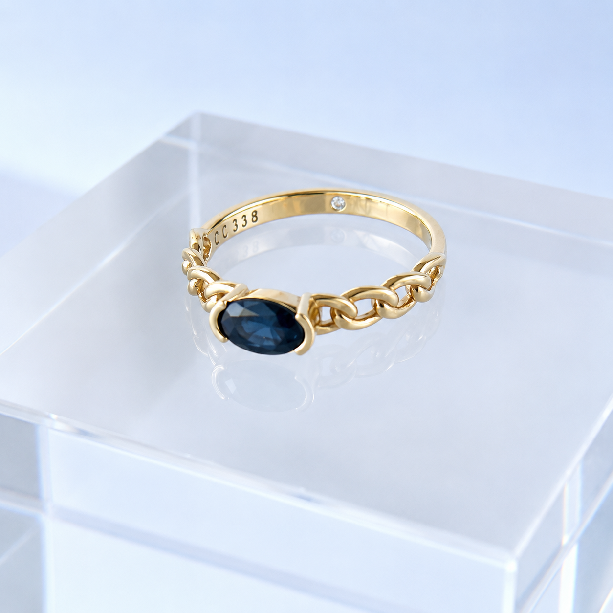 Anillo LIANA - Zafiro