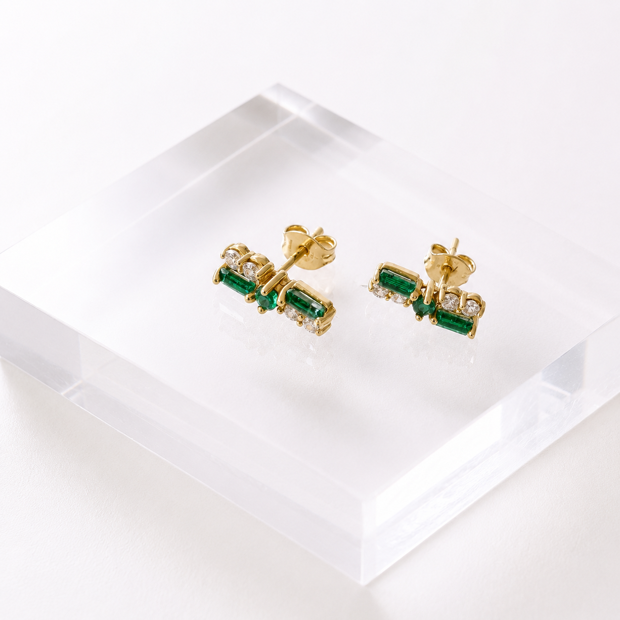 Aretes Constelación Esmeralda