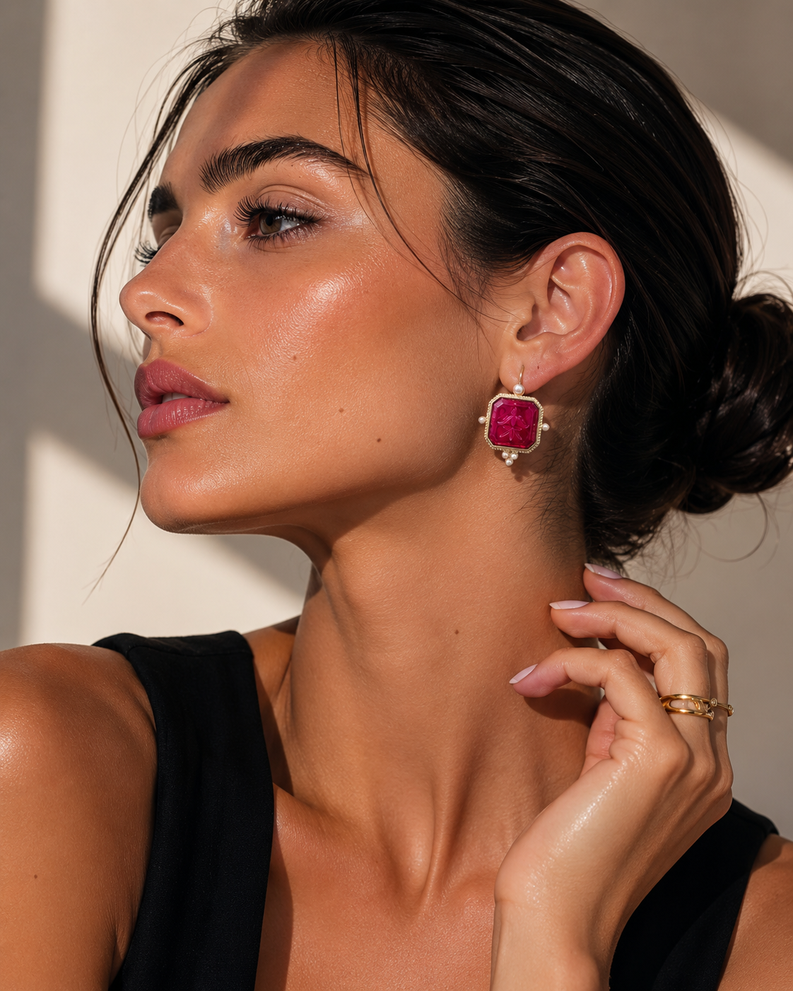 PURPOSE Earrings - RUBY
