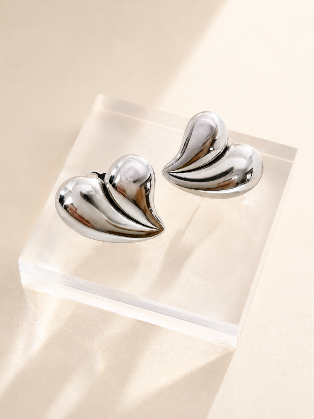HEARTBEAT Earrings - Silver-plated