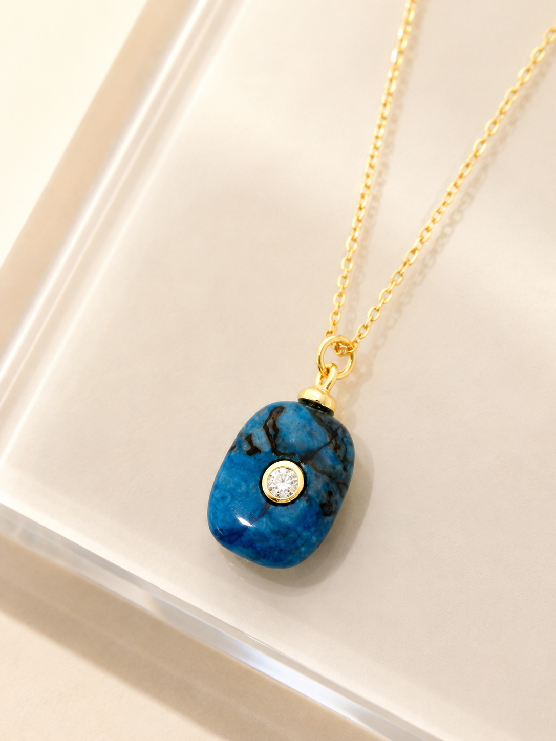 Collar SUEÑO - JASPE AZUL