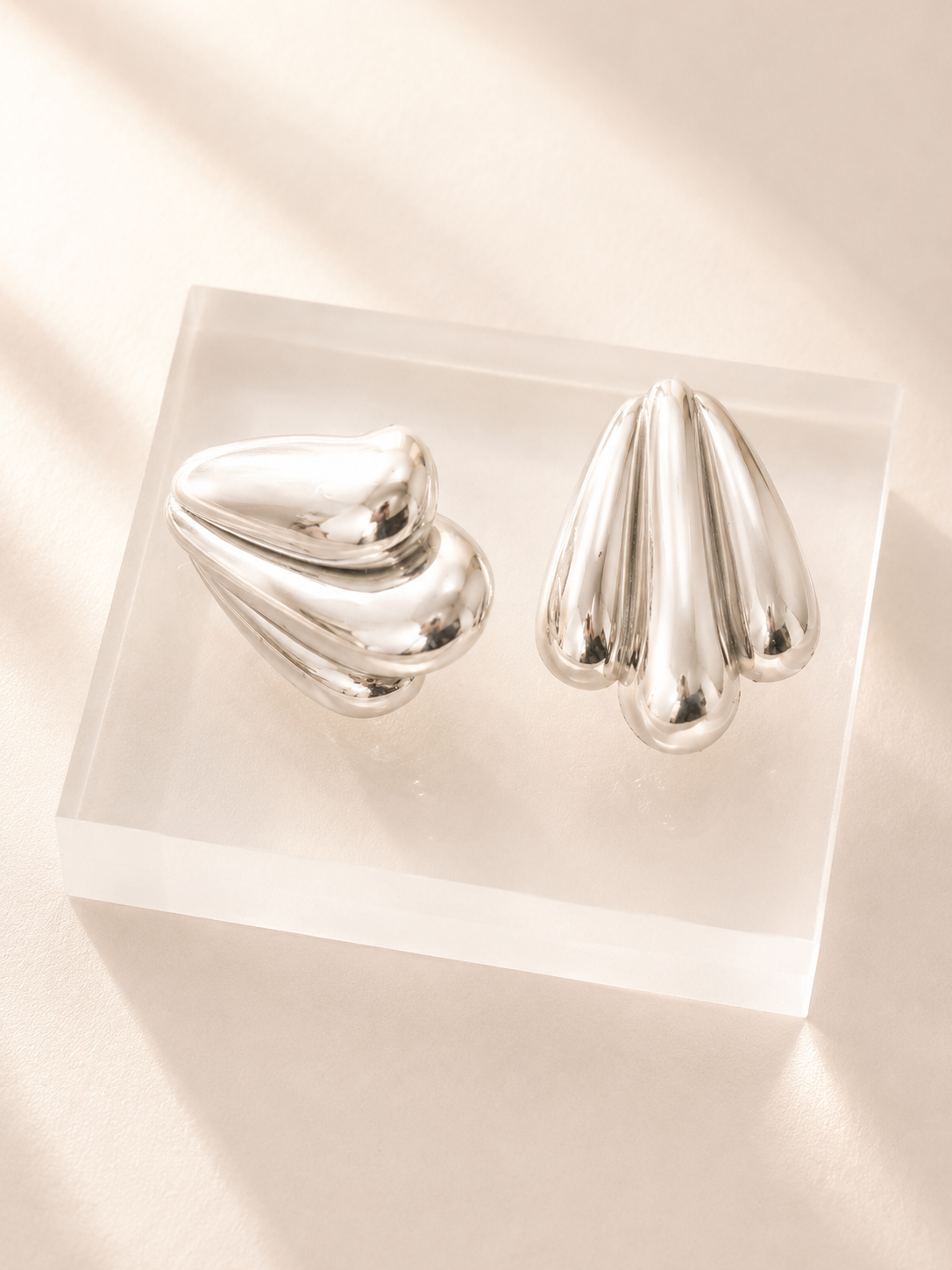 Earrings REFLEXA - Silver-plated