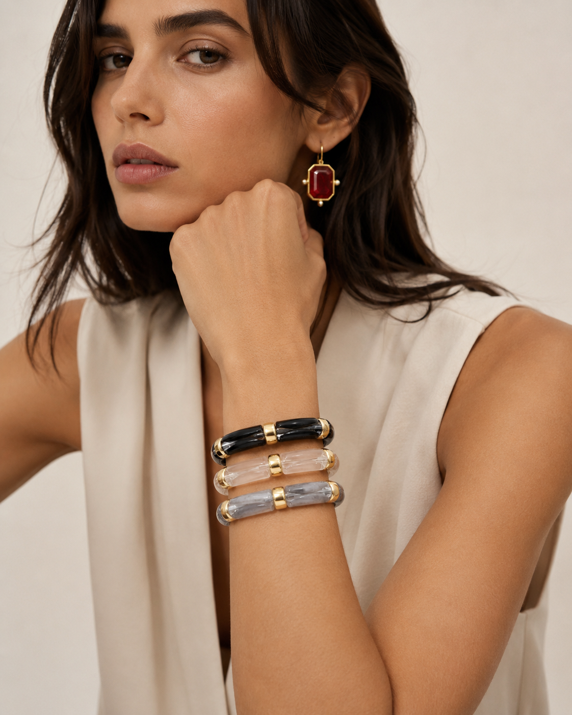 Bracelet OPENING - GREY
