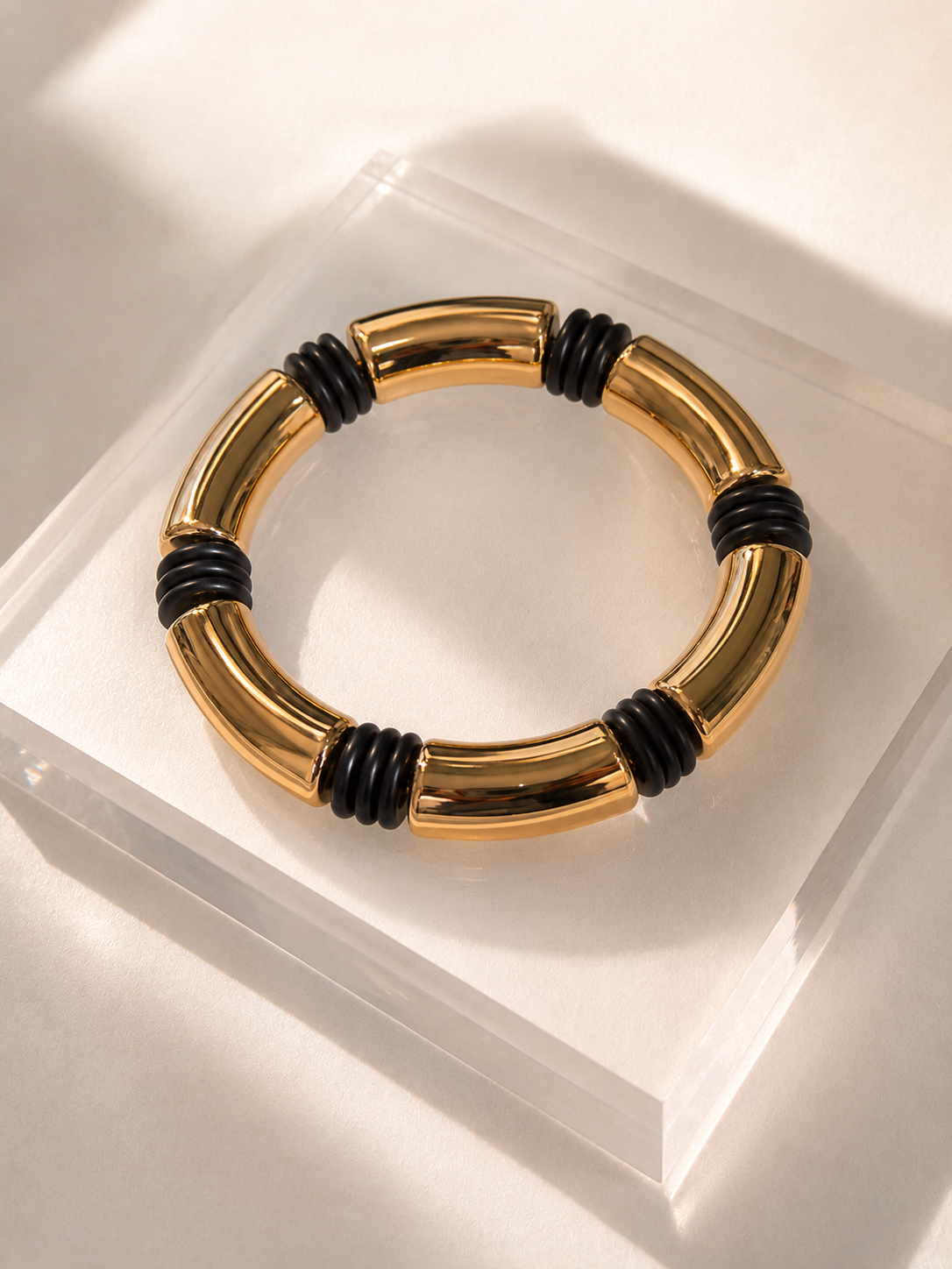 FORTALEZA Bracelet - Gold with black