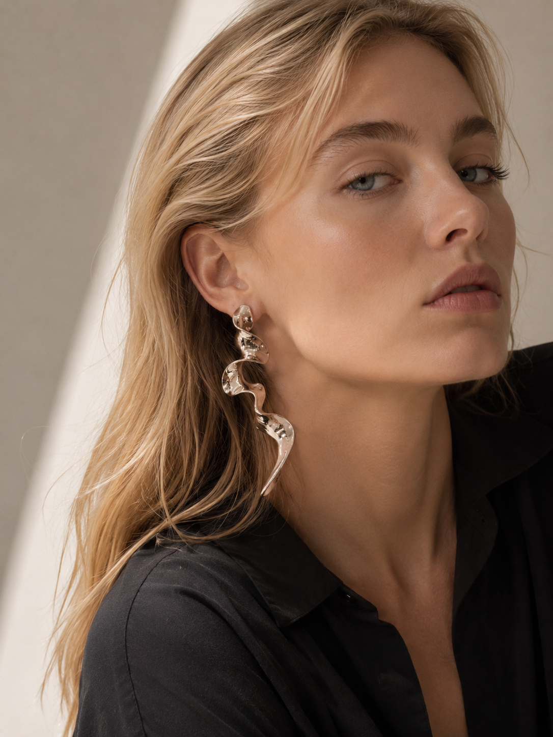 FLUIDEZ Earrings - Silver-plated