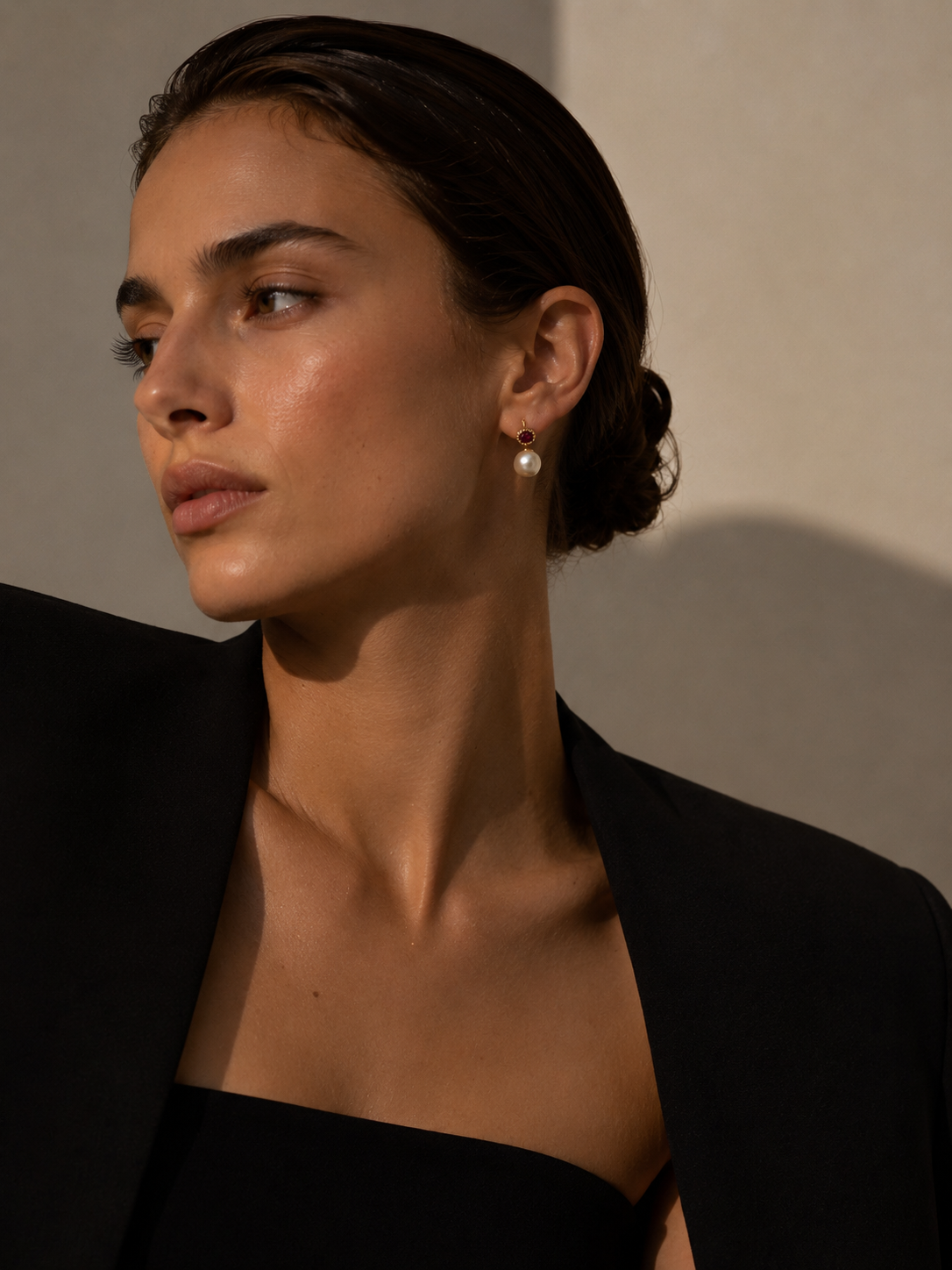 Aretes AMÁRA Rubí