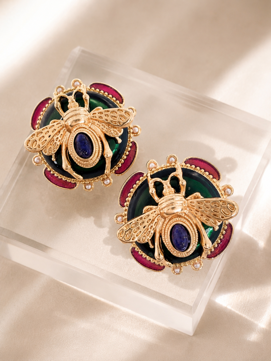 NÉCTAR Earrings - EMERALD