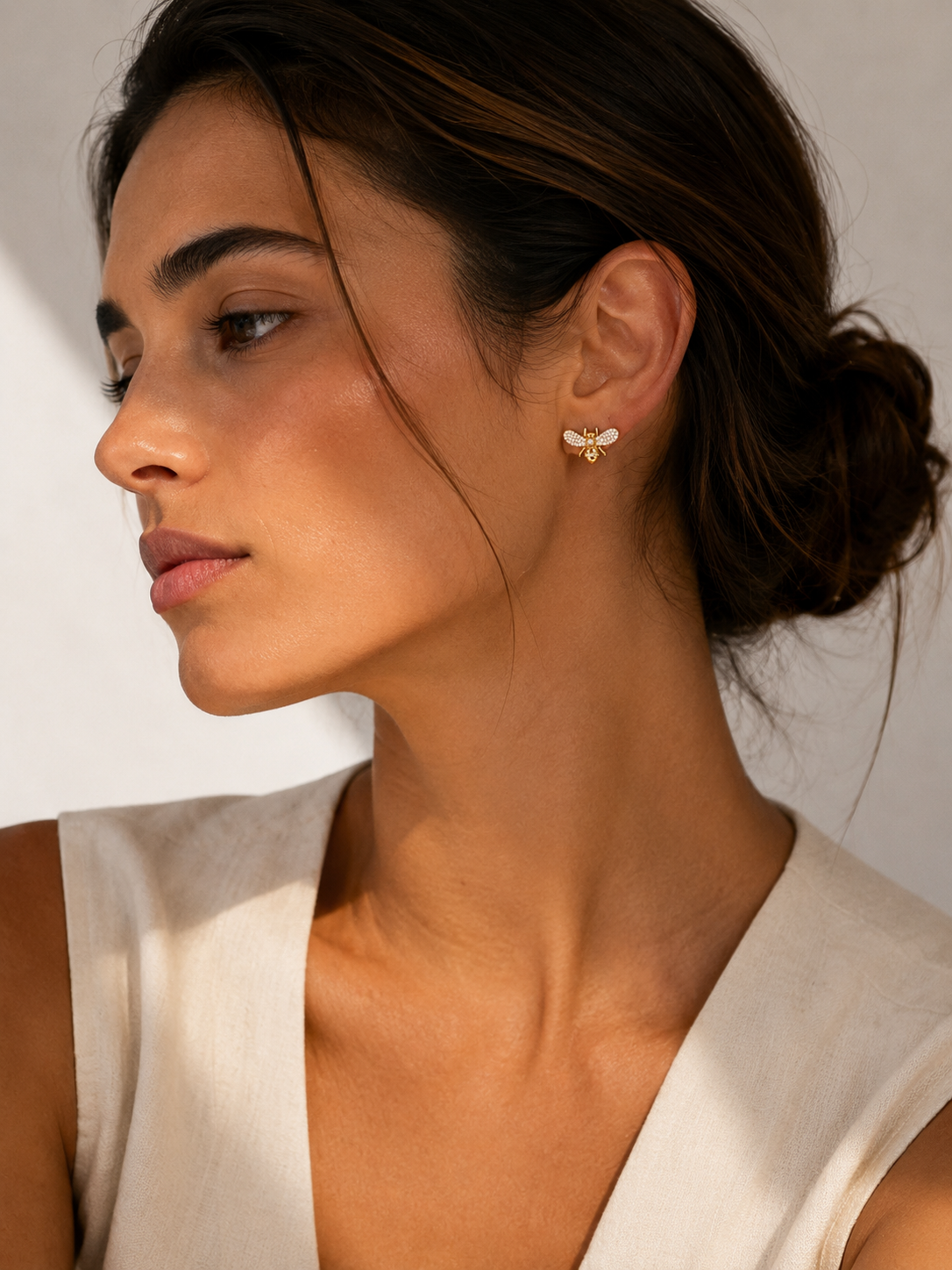 Amber earrings