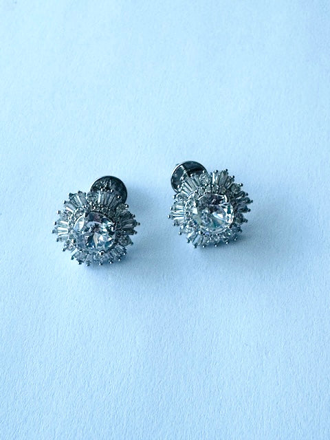 Aretes de Circonias Flor