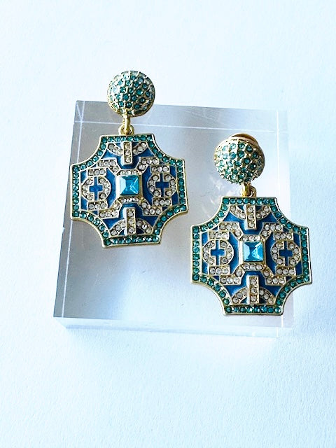 Aretes Art Deco