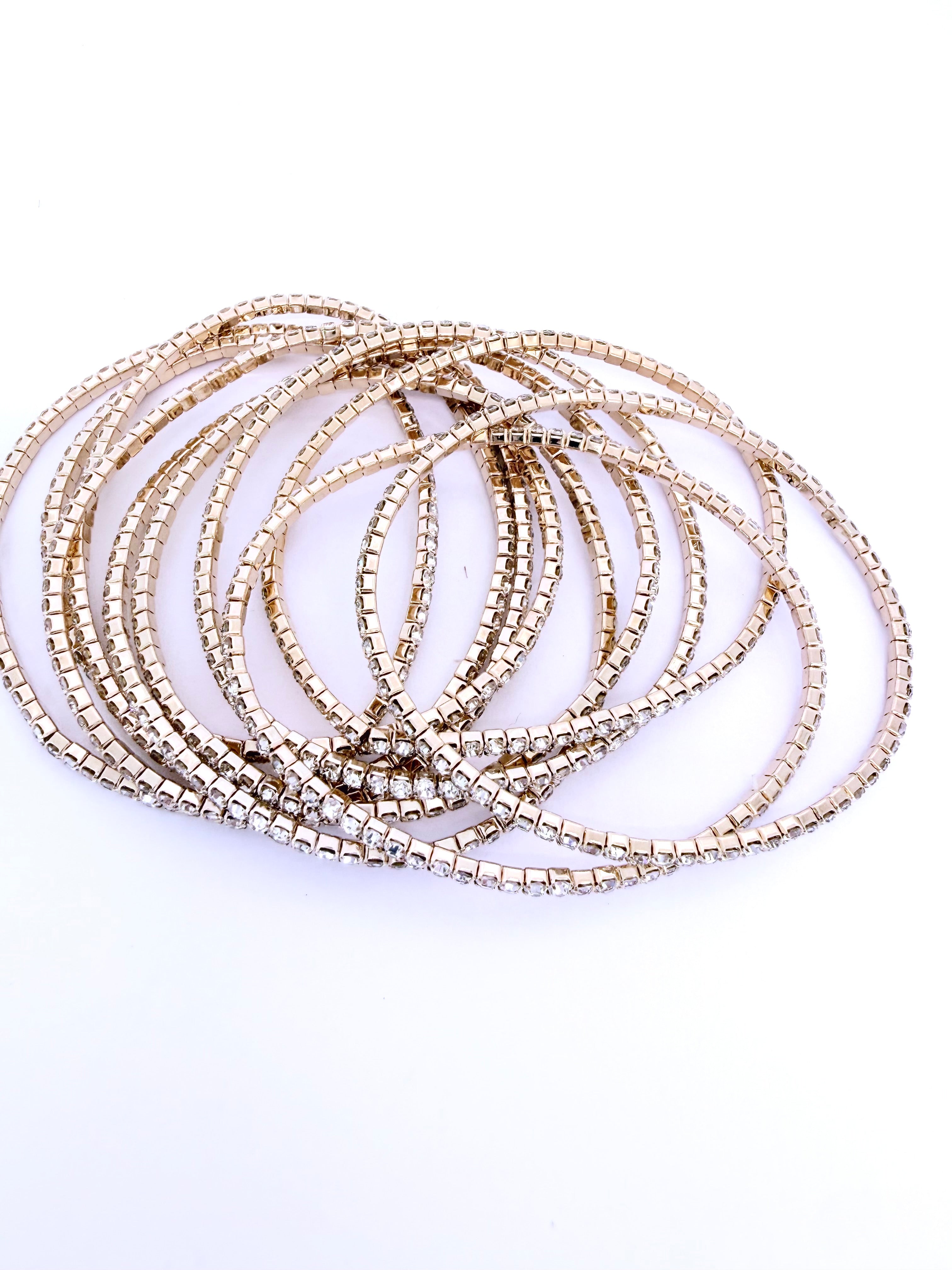 Pulseras DESTELLOS - Doradas