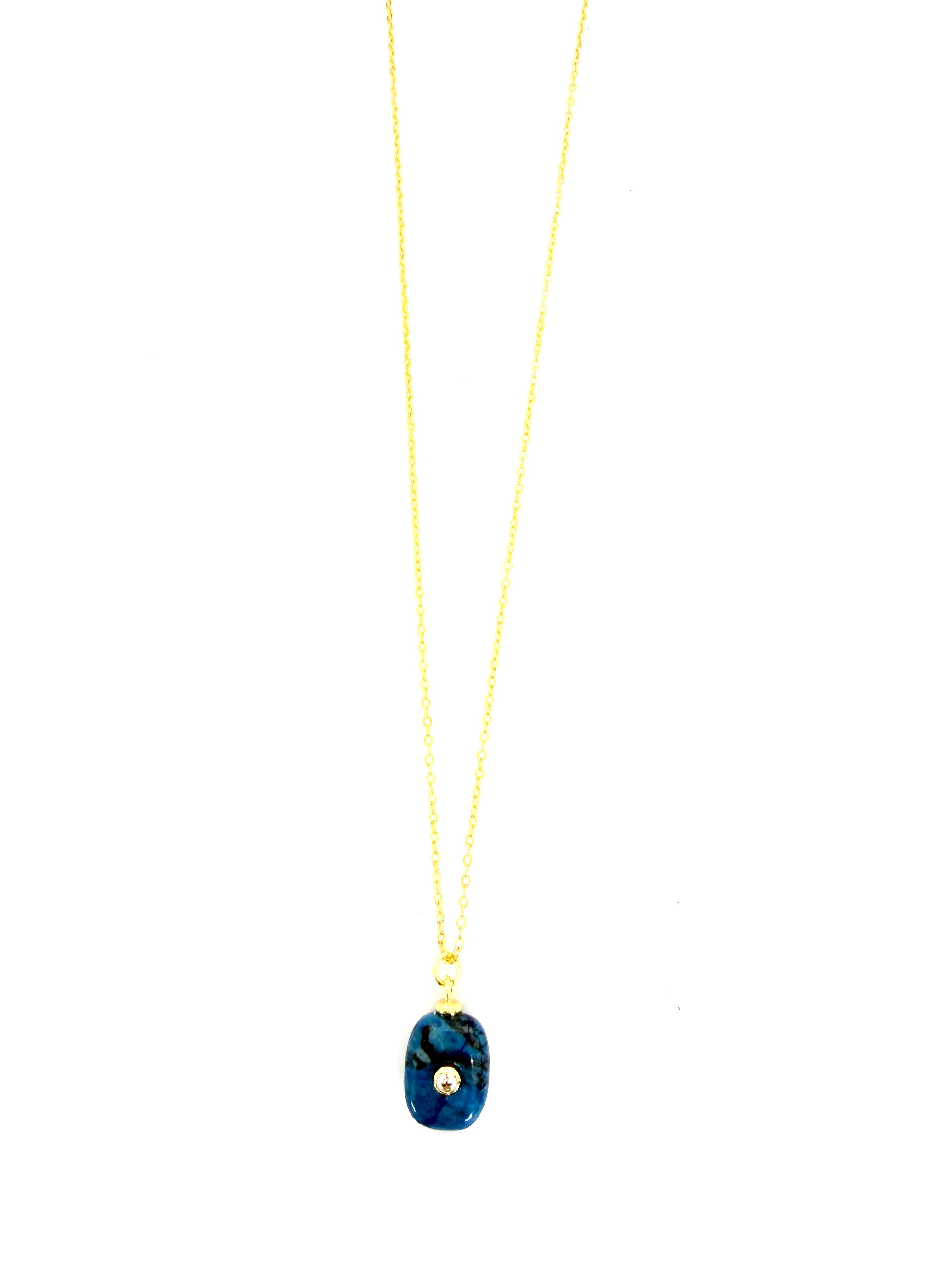 Collar SUEÑO - JASPE AZUL