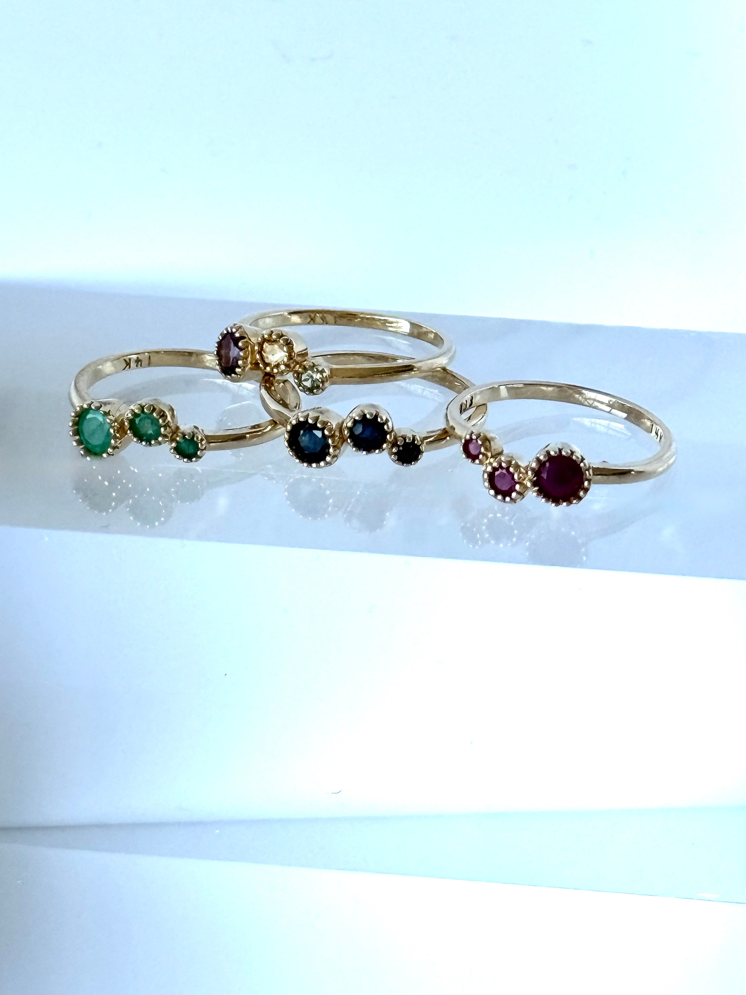 ANILLO CONSTELACIÓN RUBÍ
