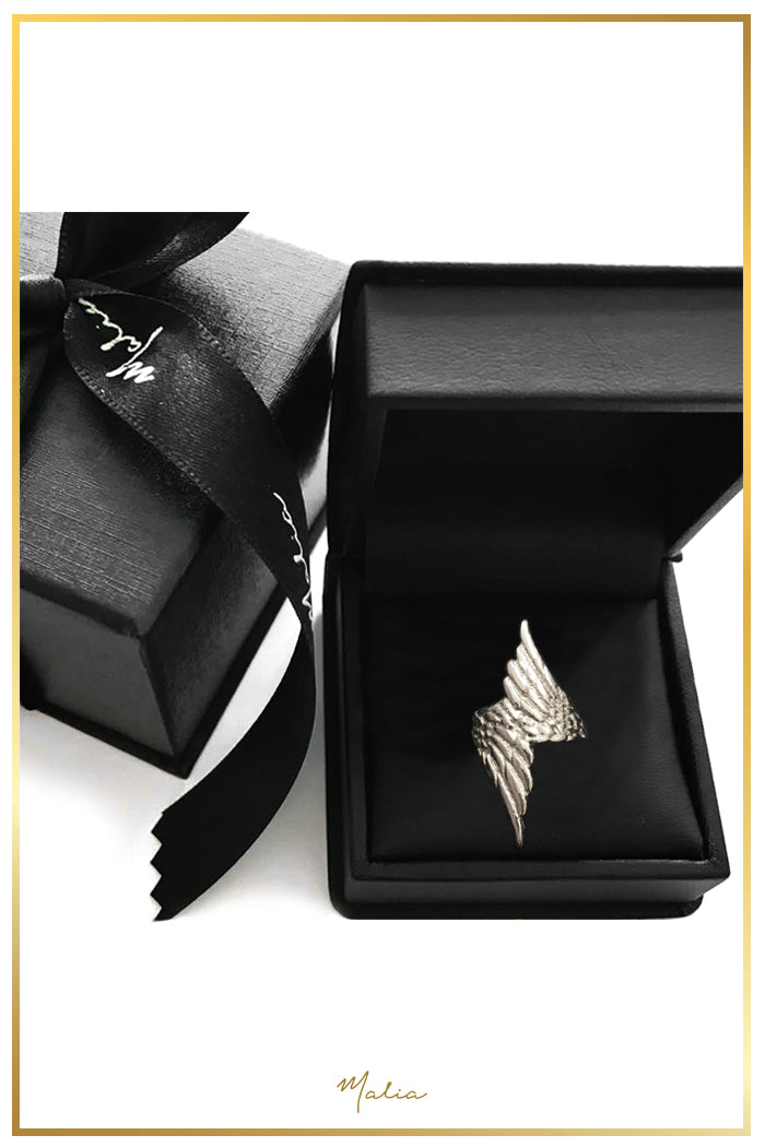 Anillo Alas Plata Sterling .925