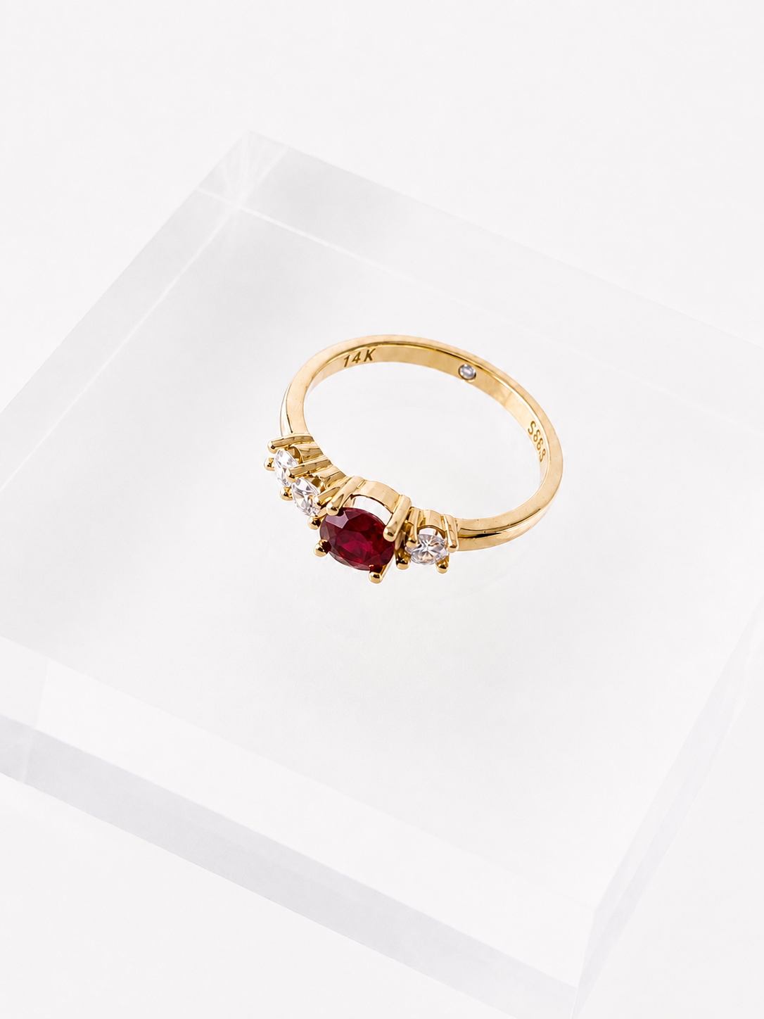 Anillo Arrecife Rubí