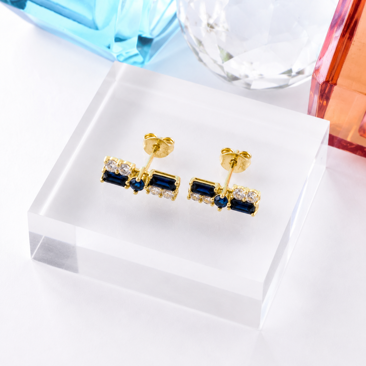 Aretes Constelación Zafiro
