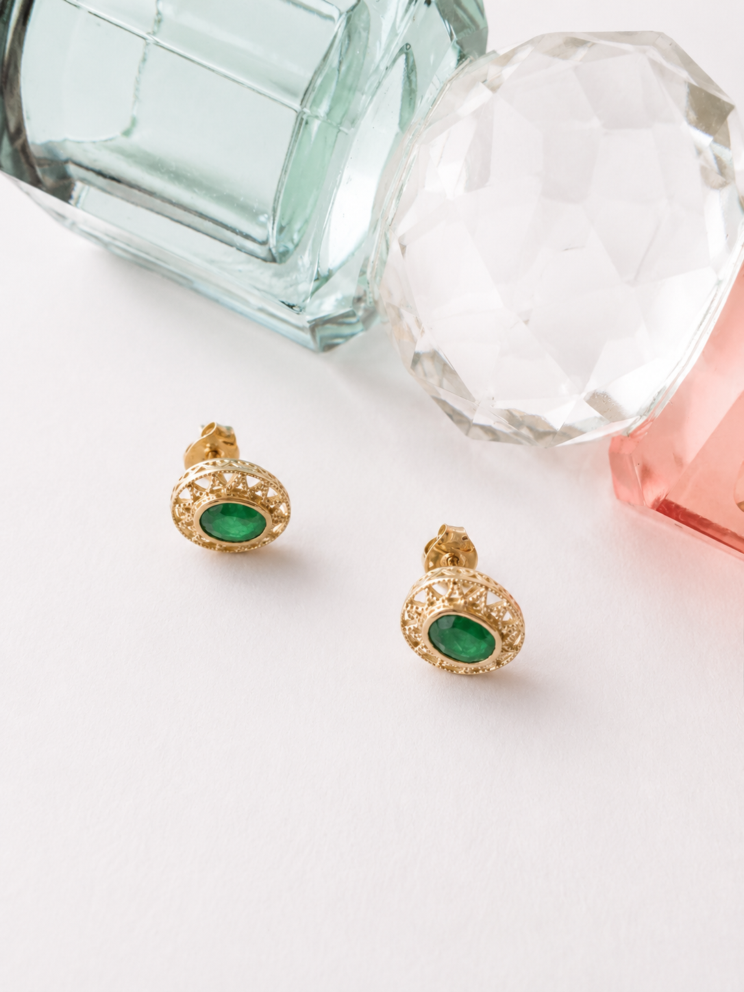 Aretes Estelar Esmeralda