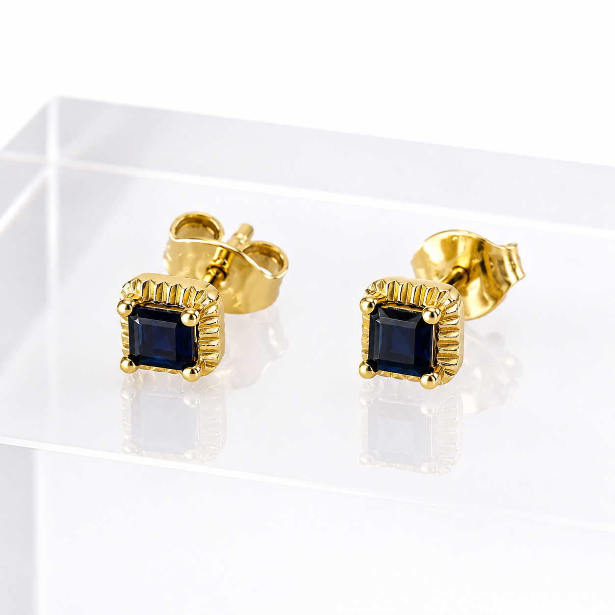 Aretes LIBELULA - Zafiro