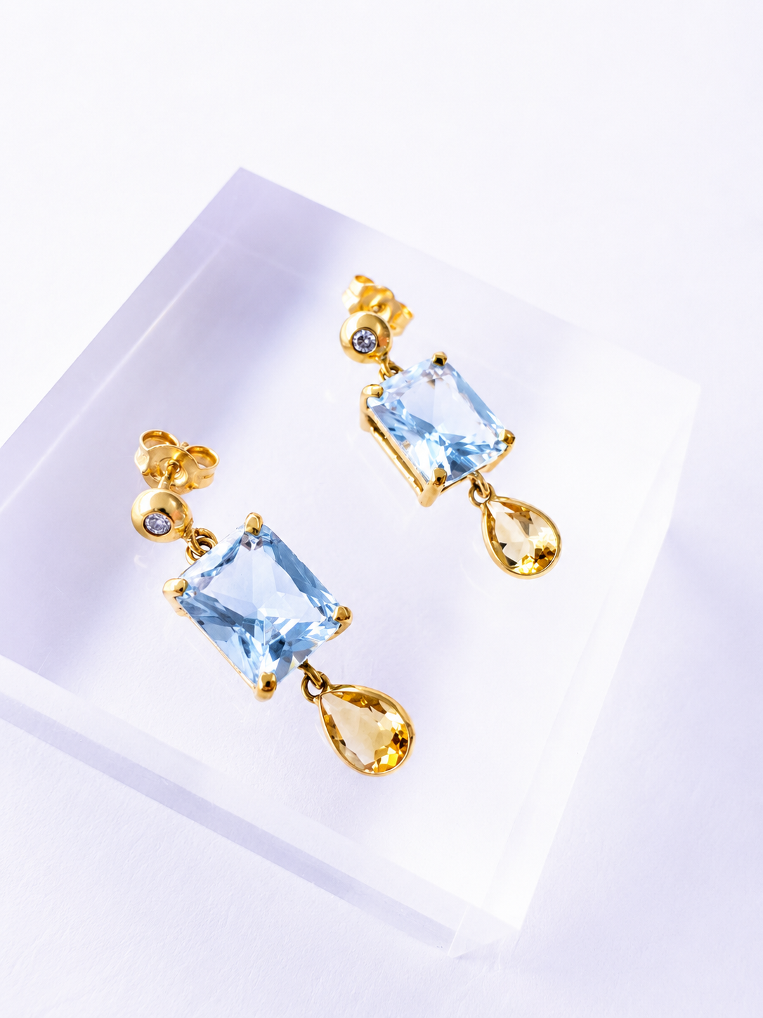 Aretes Lluvia