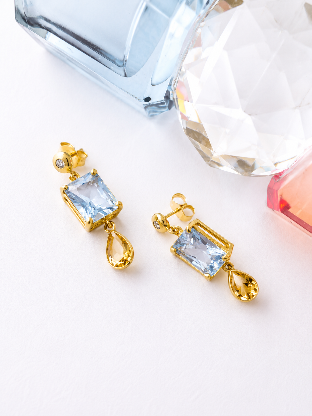Aretes Lluvia