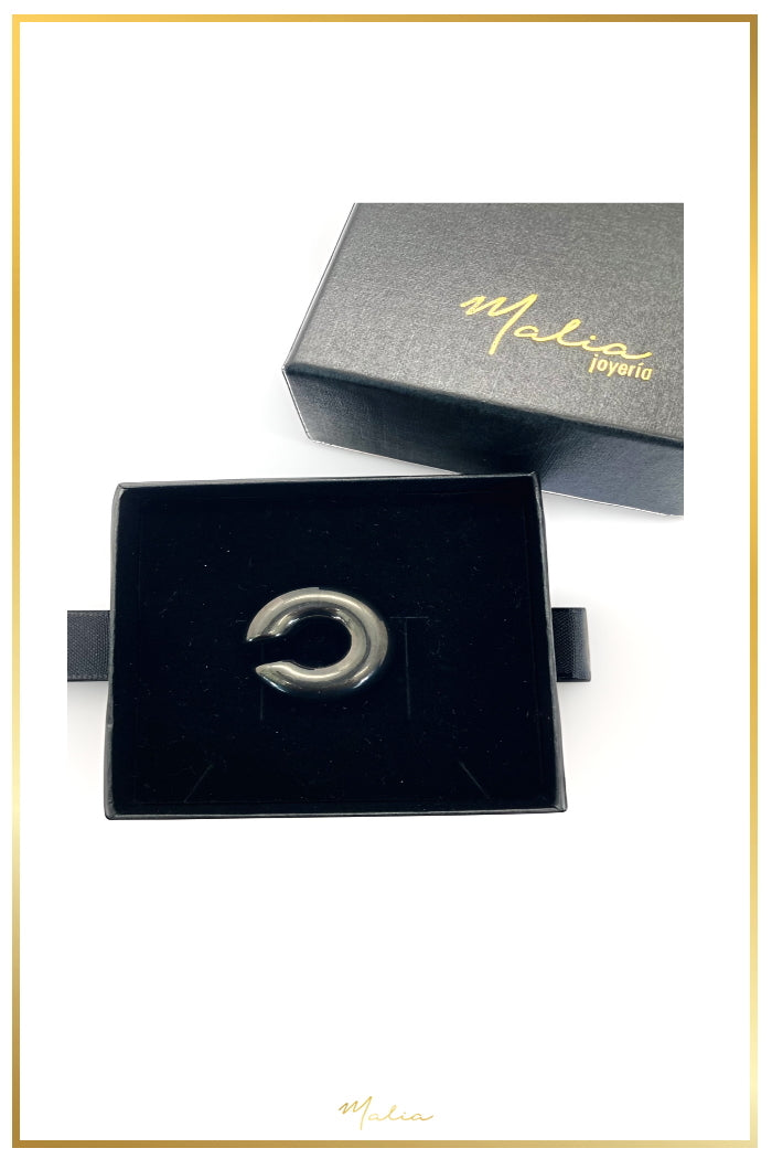 Ear Cuff en Rodio Negro