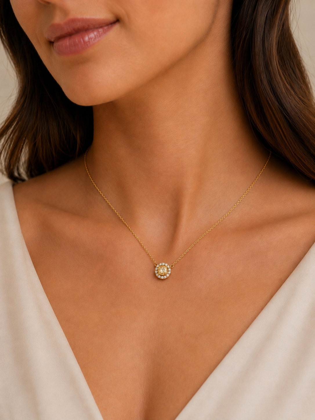 Collar VAIVÉN GIA Fancy Yellow Diamond