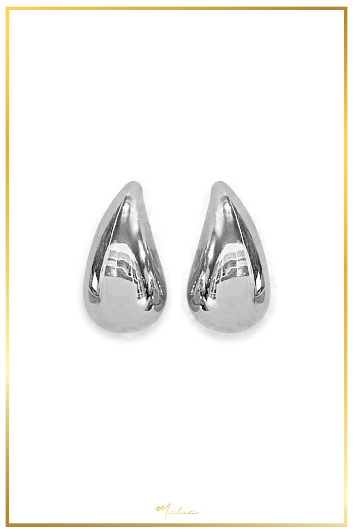 Aretes de Gota en Rodio