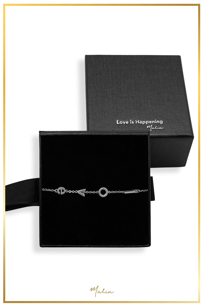 Pulsera LOVE Plateada