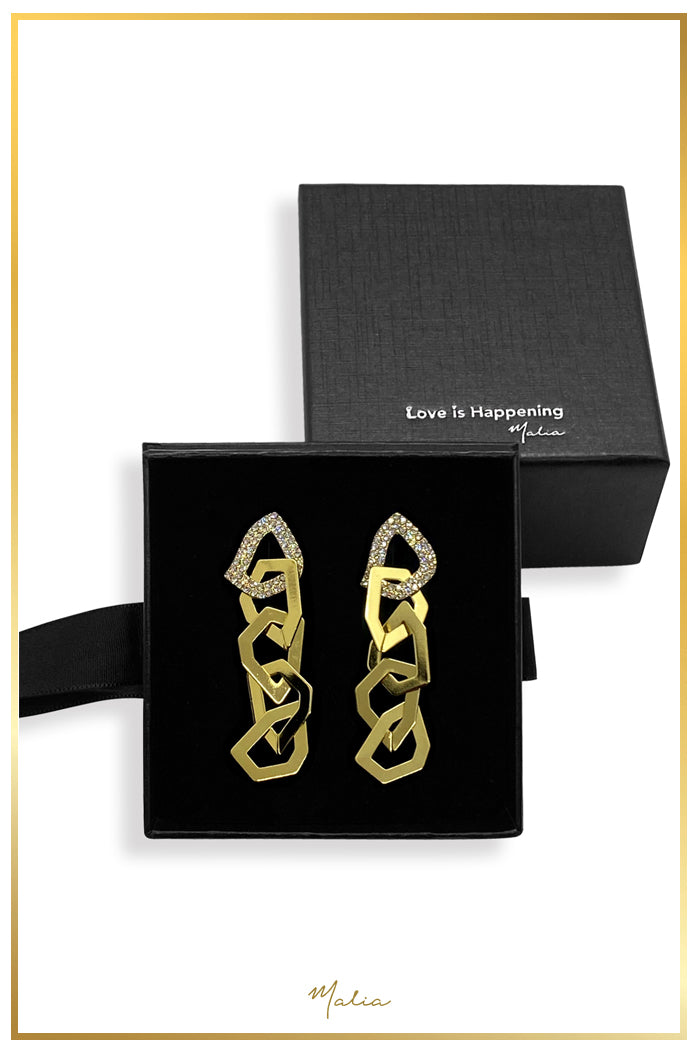 Aretes Geométricos Abstractos Colgantes