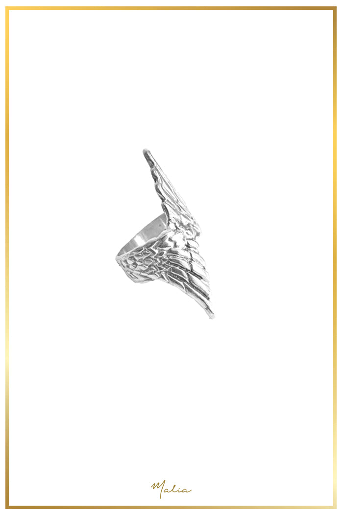 Anillo Alas Plata Sterling .925