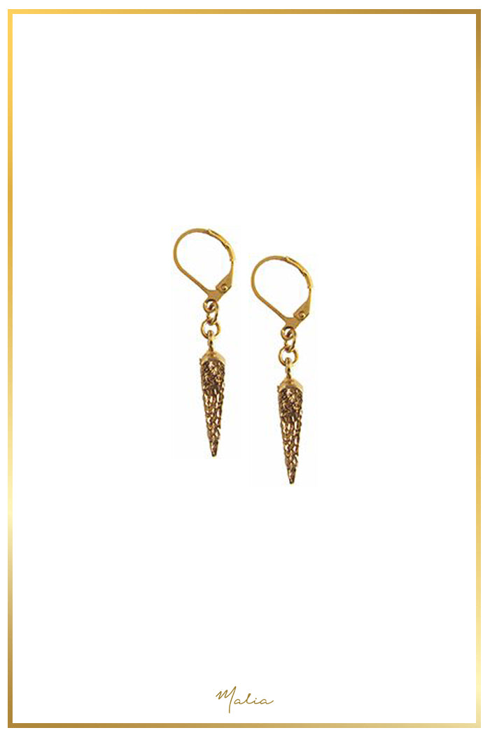 Aretes Picos Martillados