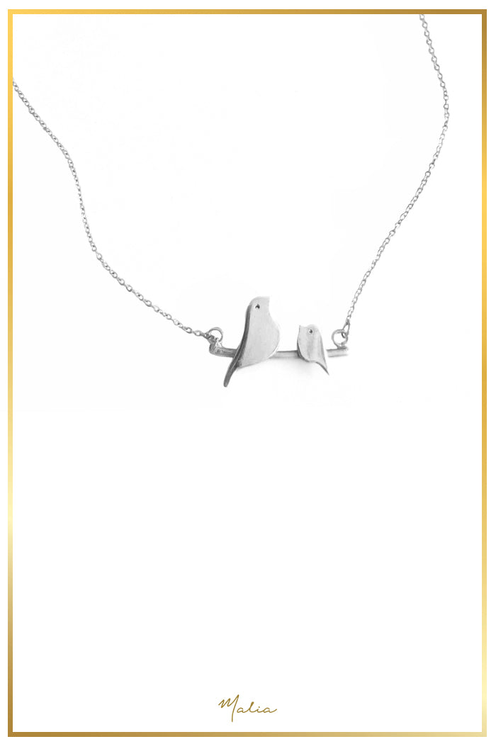 Collar 1 Pajarito Plata Sterling .925