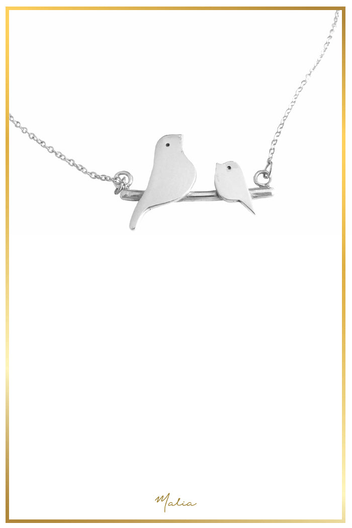 Collar 1 Pajarito Plata Sterling .925