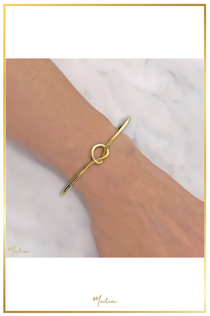 Pulsera Cuff Nudo del Amor