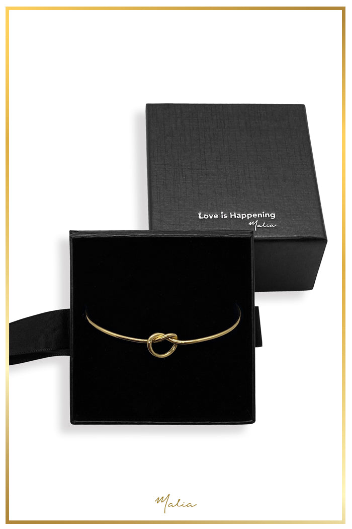 Pulsera Cuff Nudo del Amor