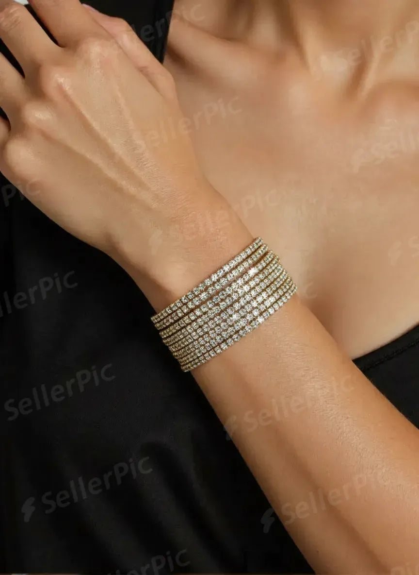 Pulseras DESTELLOS - Doradas