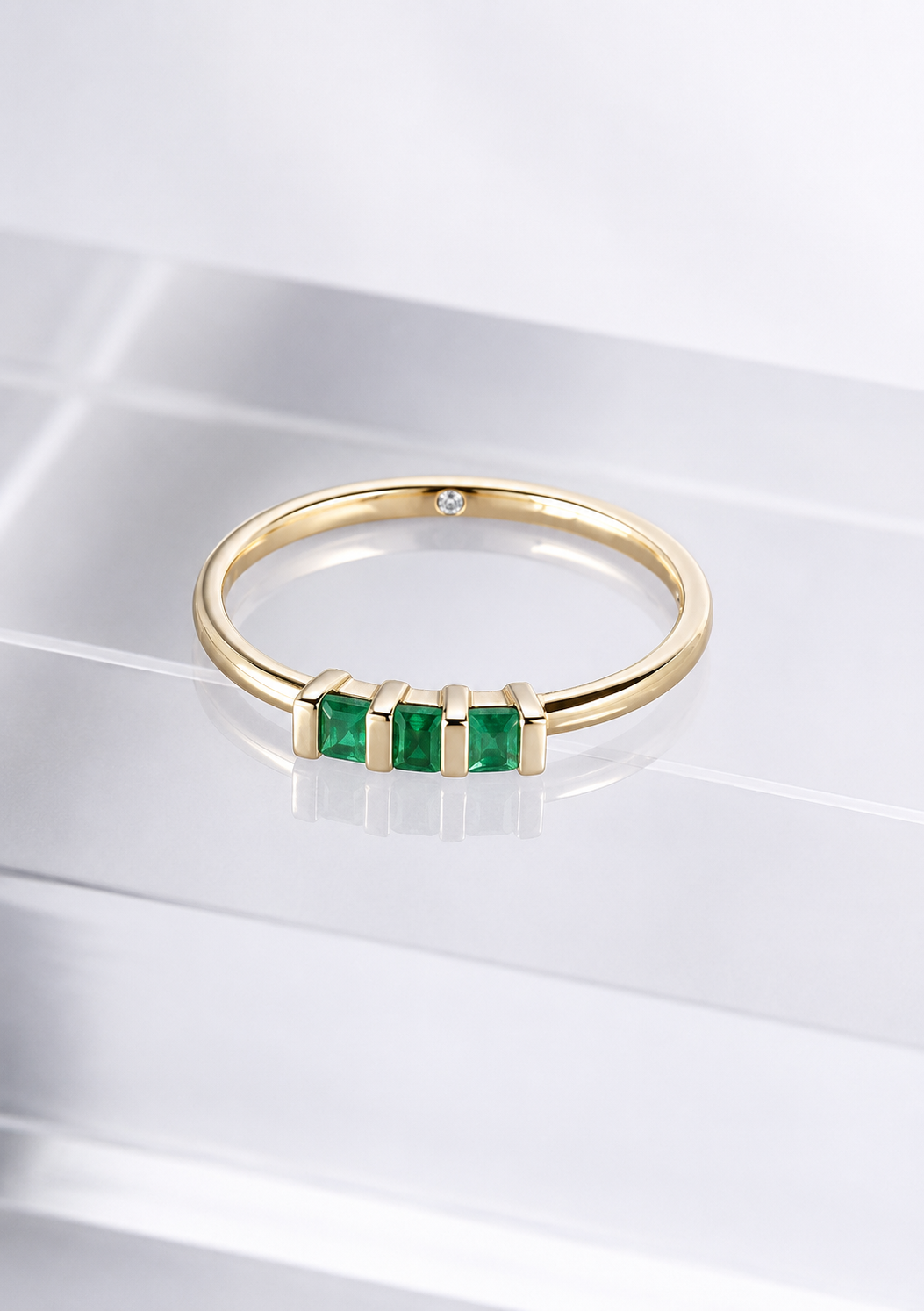 Anillo ABISAL - Esmeralda