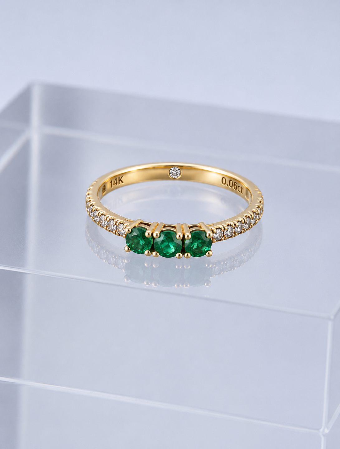 Anillo ARRECIFE - Esmeralda