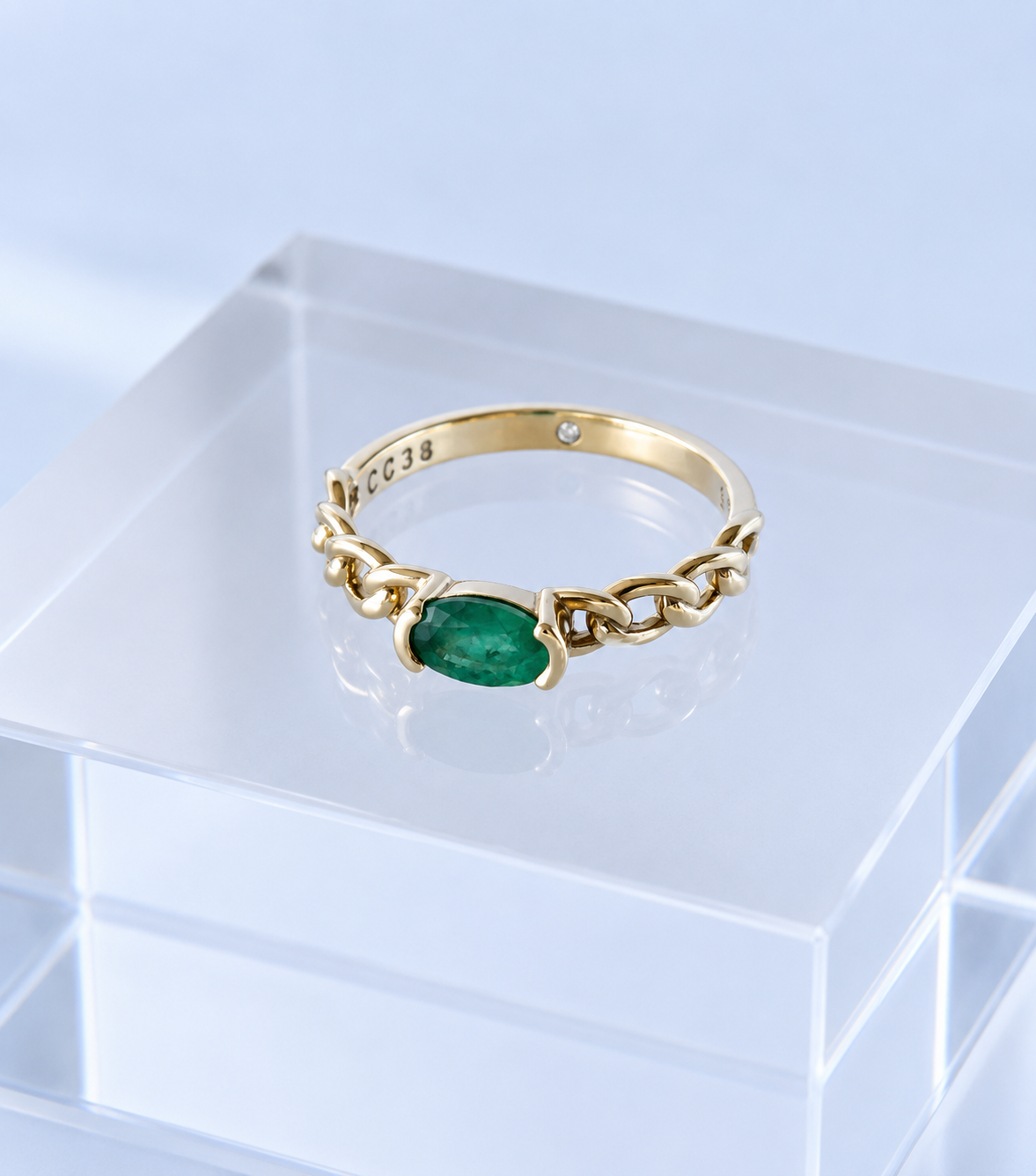 Anillo LIANA - Esmeralda
