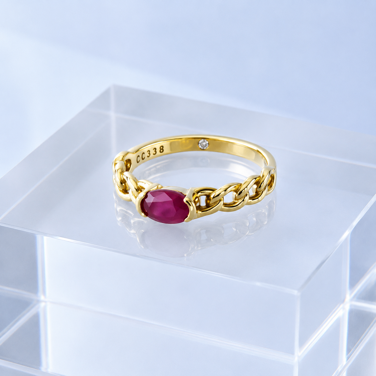 Anillo LIANA - Rubí