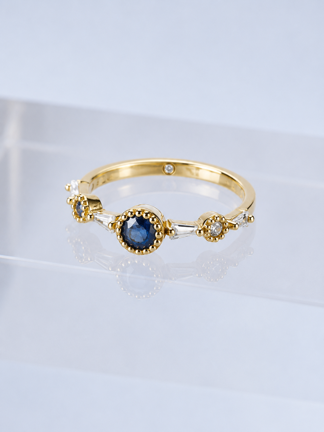 Anillo MEDUSA - Zafiro