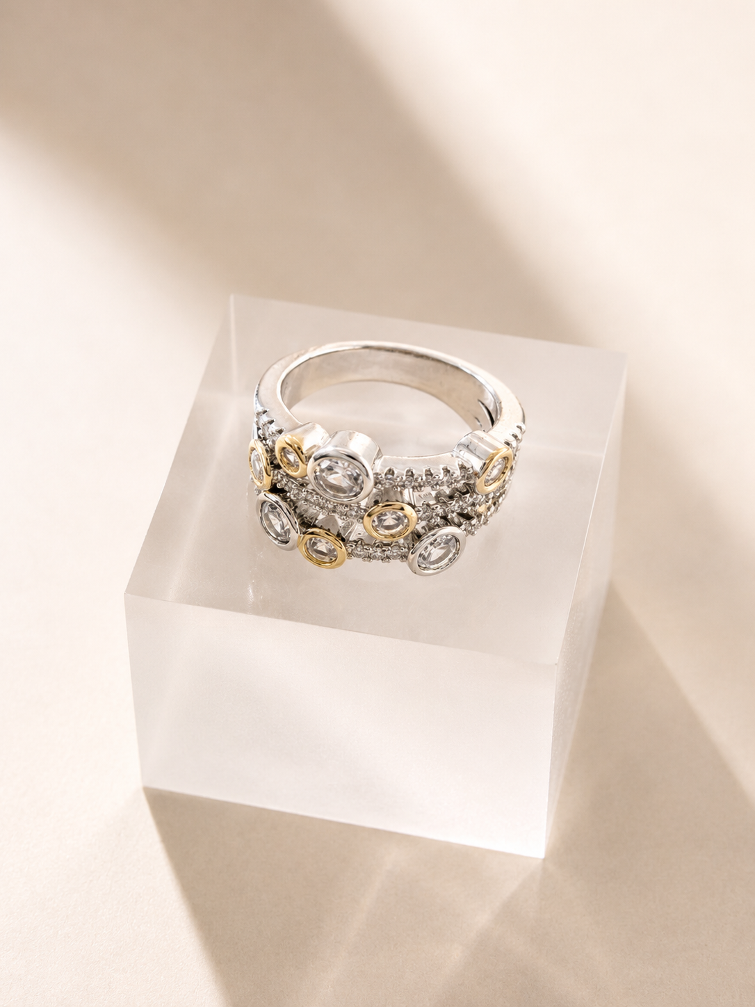 INTEGRA ring - Silver-plated