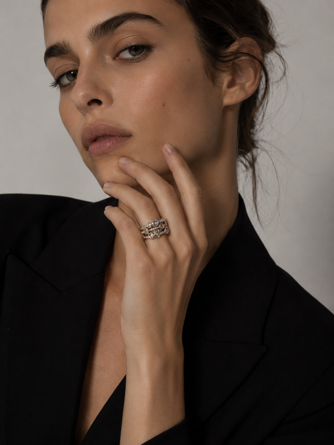 INTEGRA ring - Silver-plated