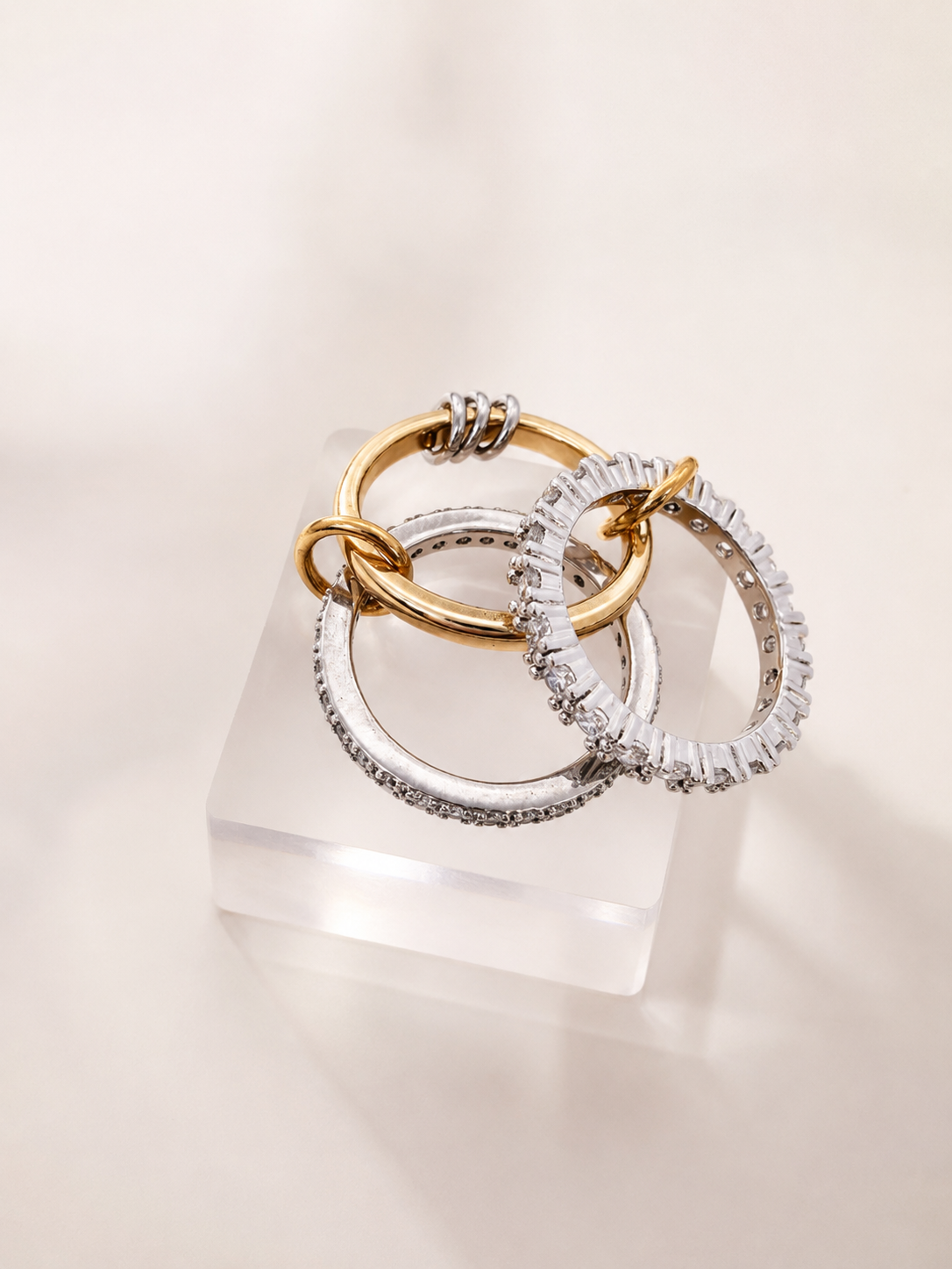 INTERTWINED Ring - Combined Zirconias