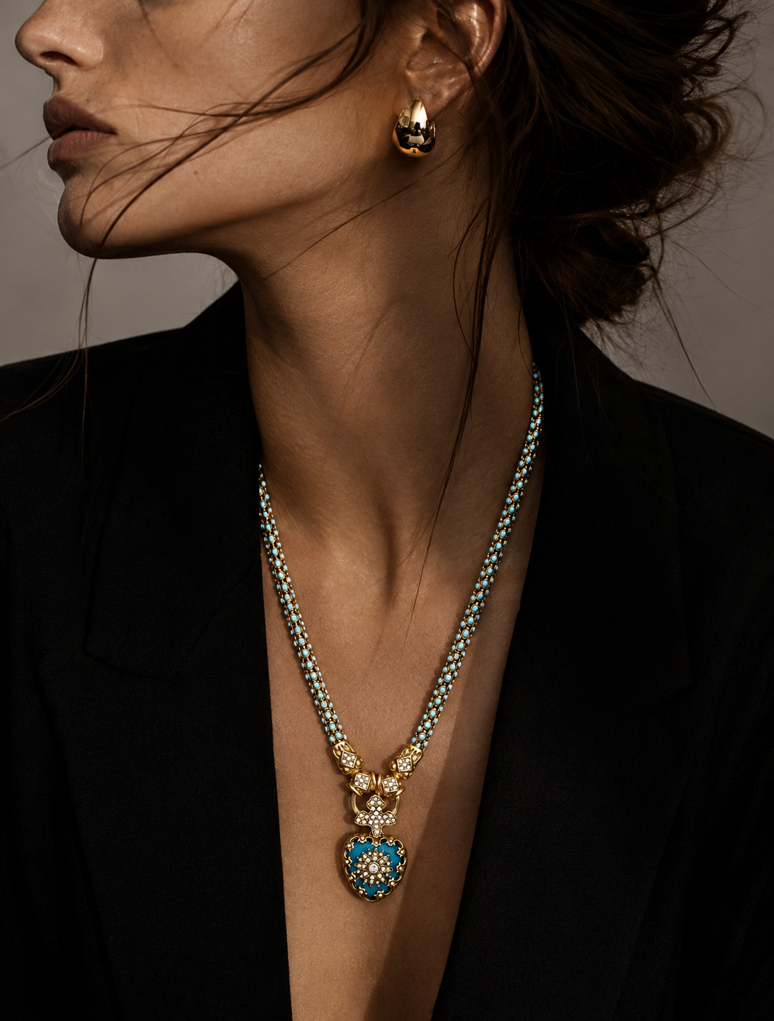 RENACER Necklace - Turquoise