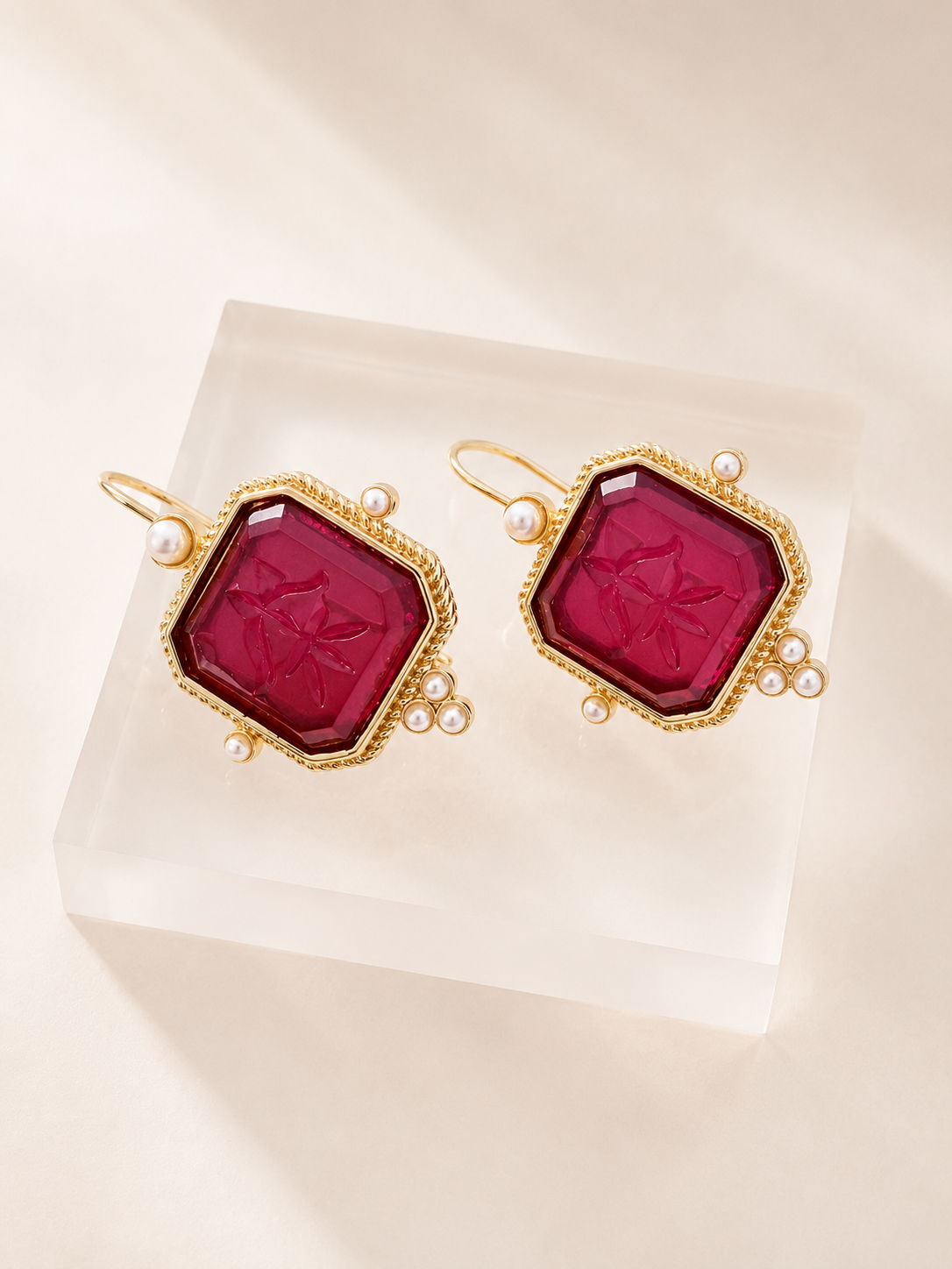 PURPOSE Earrings - RUBY