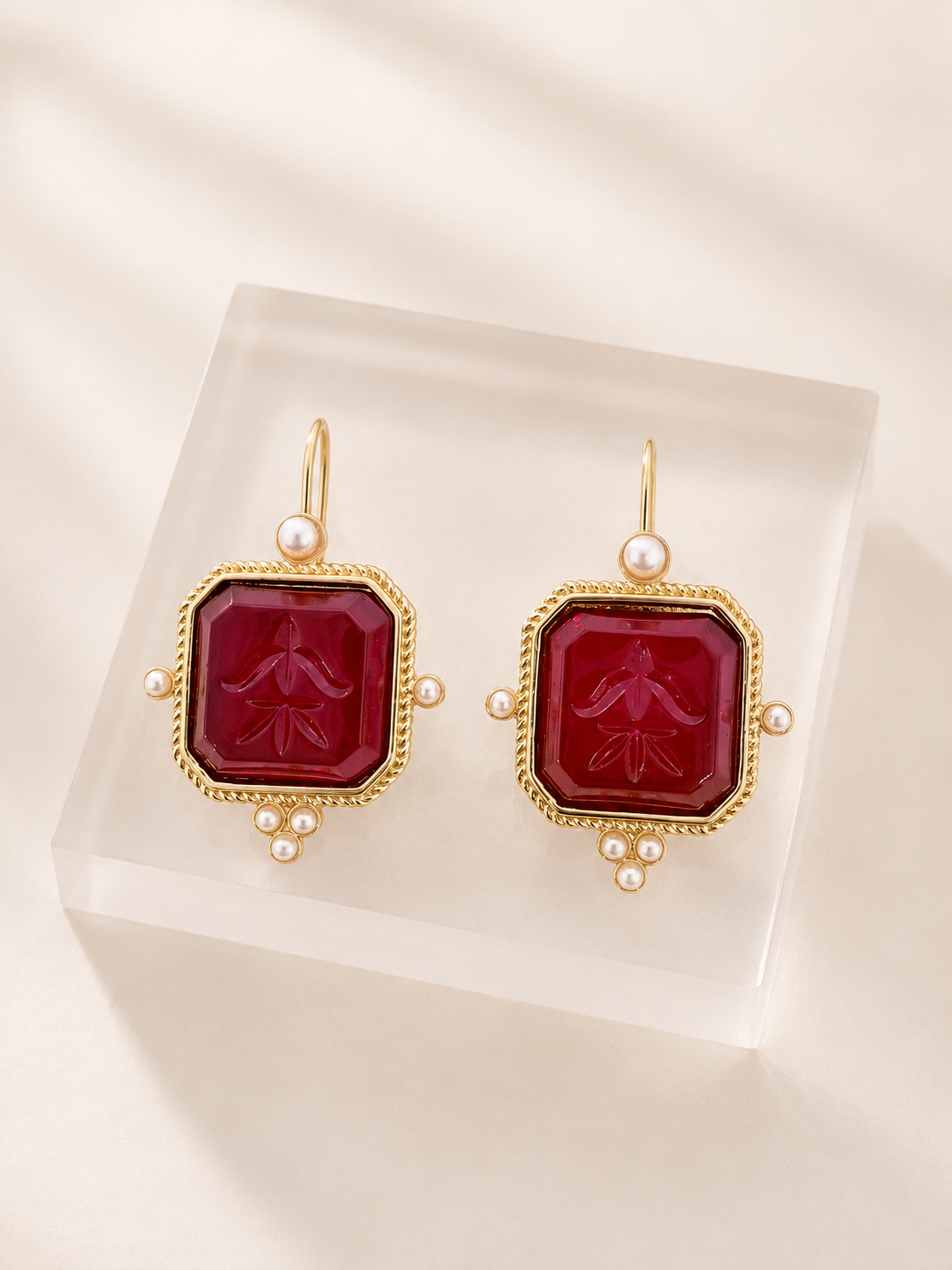 PURPOSE Earrings - RUBY